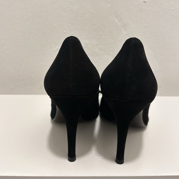 Stuart Weitzman black suede pumps - Picture 5 of 9